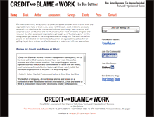 Tablet Screenshot of creditandblame.com